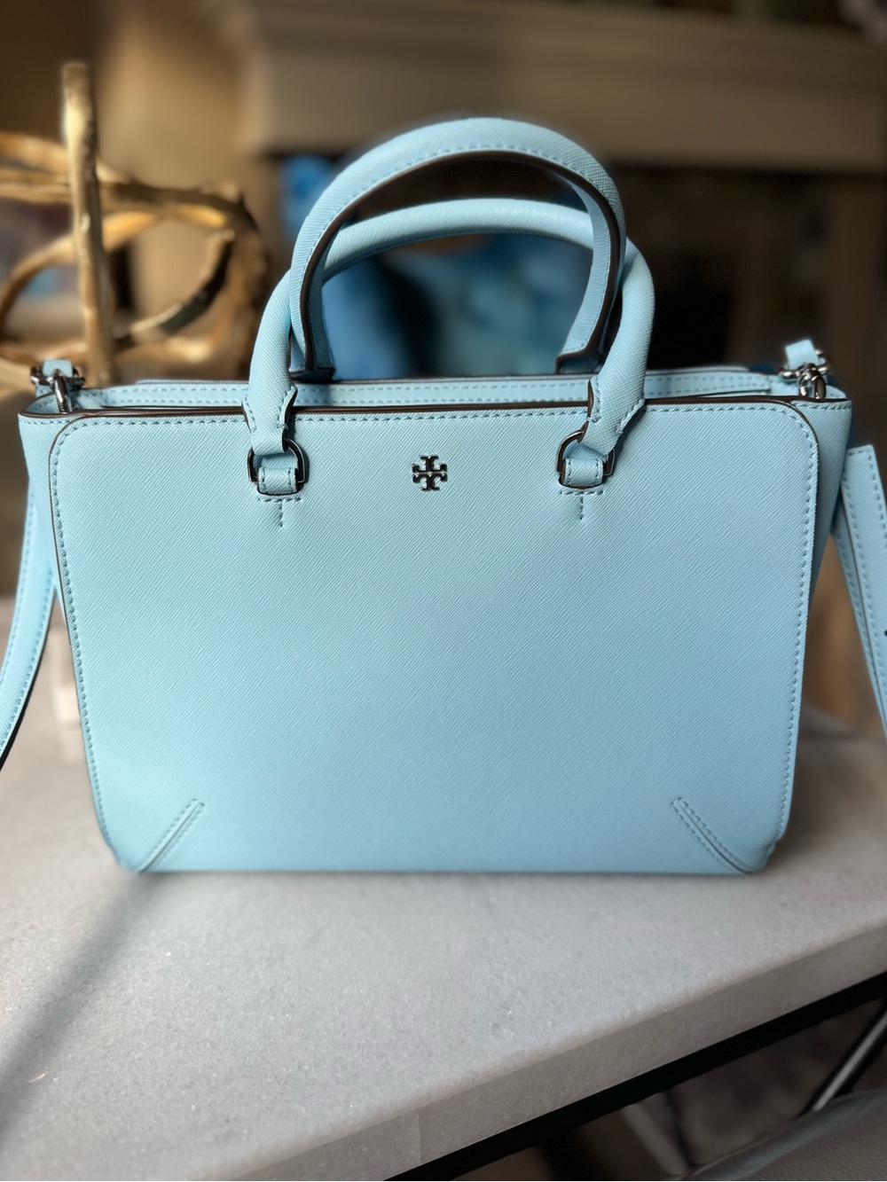 Tory Burch Robinson Small Satchel Crossbody – NWOT